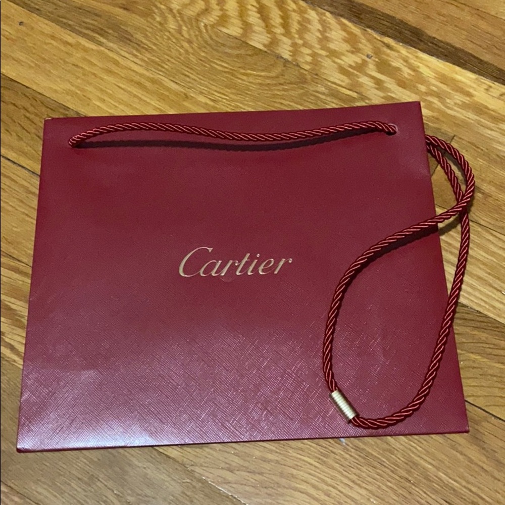 Cartier shopping bag